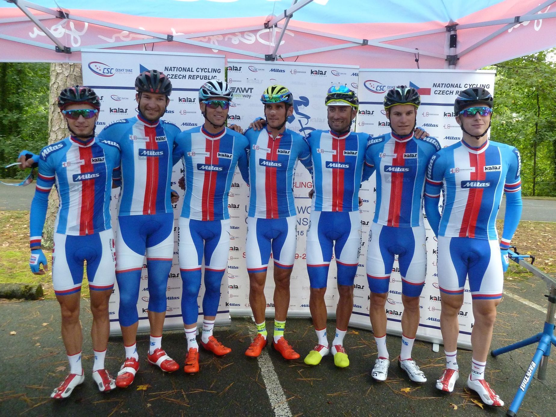MS v cyklistice 2015, Richmond - český tým