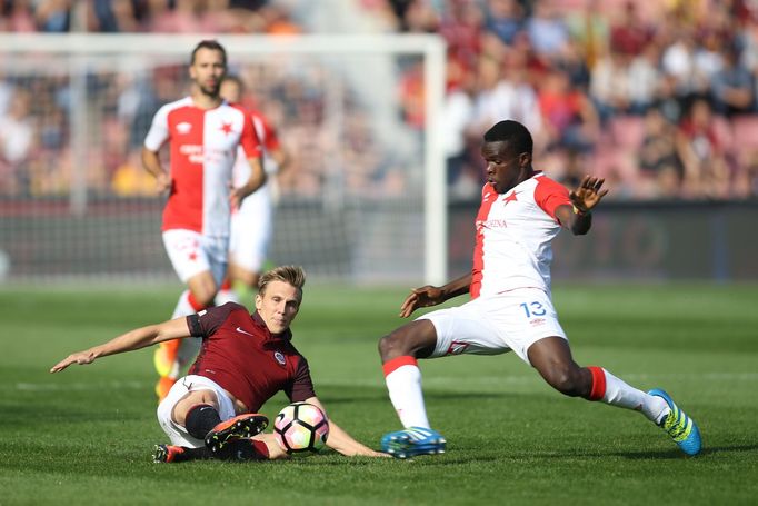 EPL, Sparta-Slavia: Bořek Dočkal - Michael Ngadeu