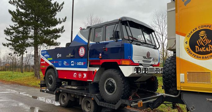 Tatra 815 Puma pilota Radovana Kazarky pro Dakar Classic 2022