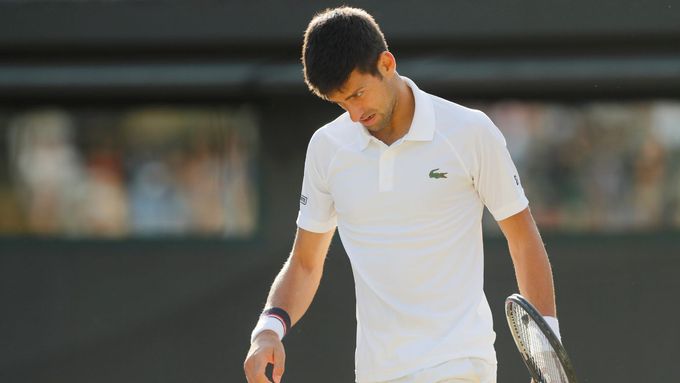 Novak Djoković na Wimbledonu.