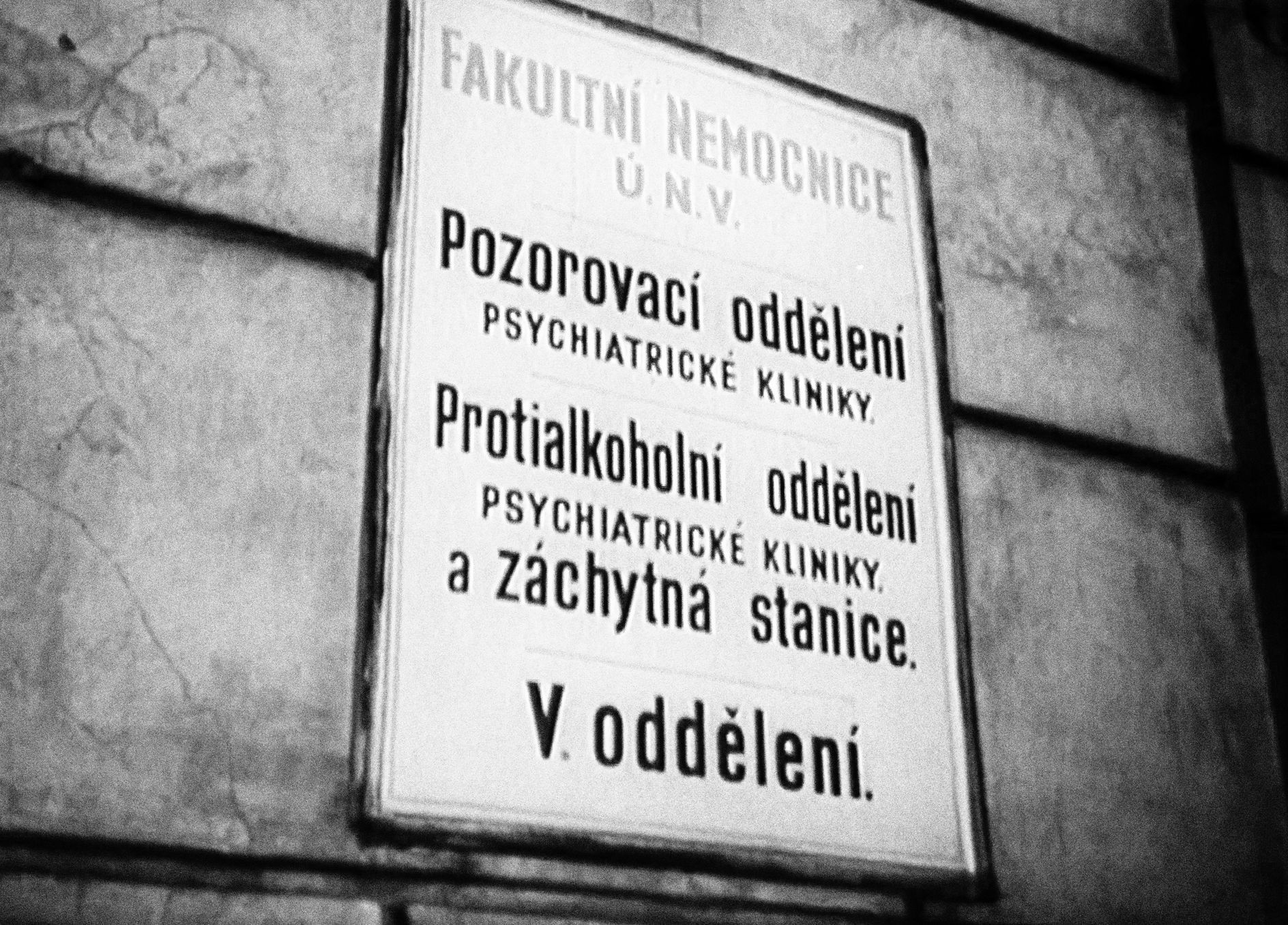 Záchytka, Protialkoholní léčebna, Praha, zdravotnictví, alkoholismus