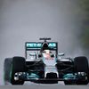 Mercedes Formula One driver Hamilton of Britain drives during the qualifying session for the Malaysian F1 Grand Prix at Sepang International Circuit outside Kuala Lumpur