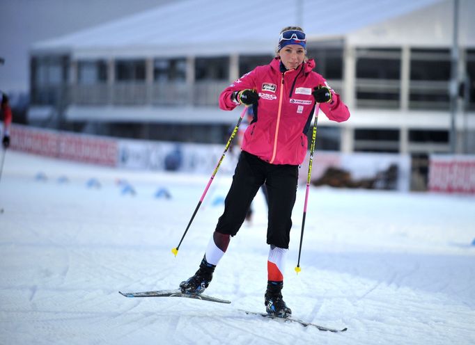 Biatlon, trénink Nové Město na Moravě, Světový pohár, Markéta Davidová