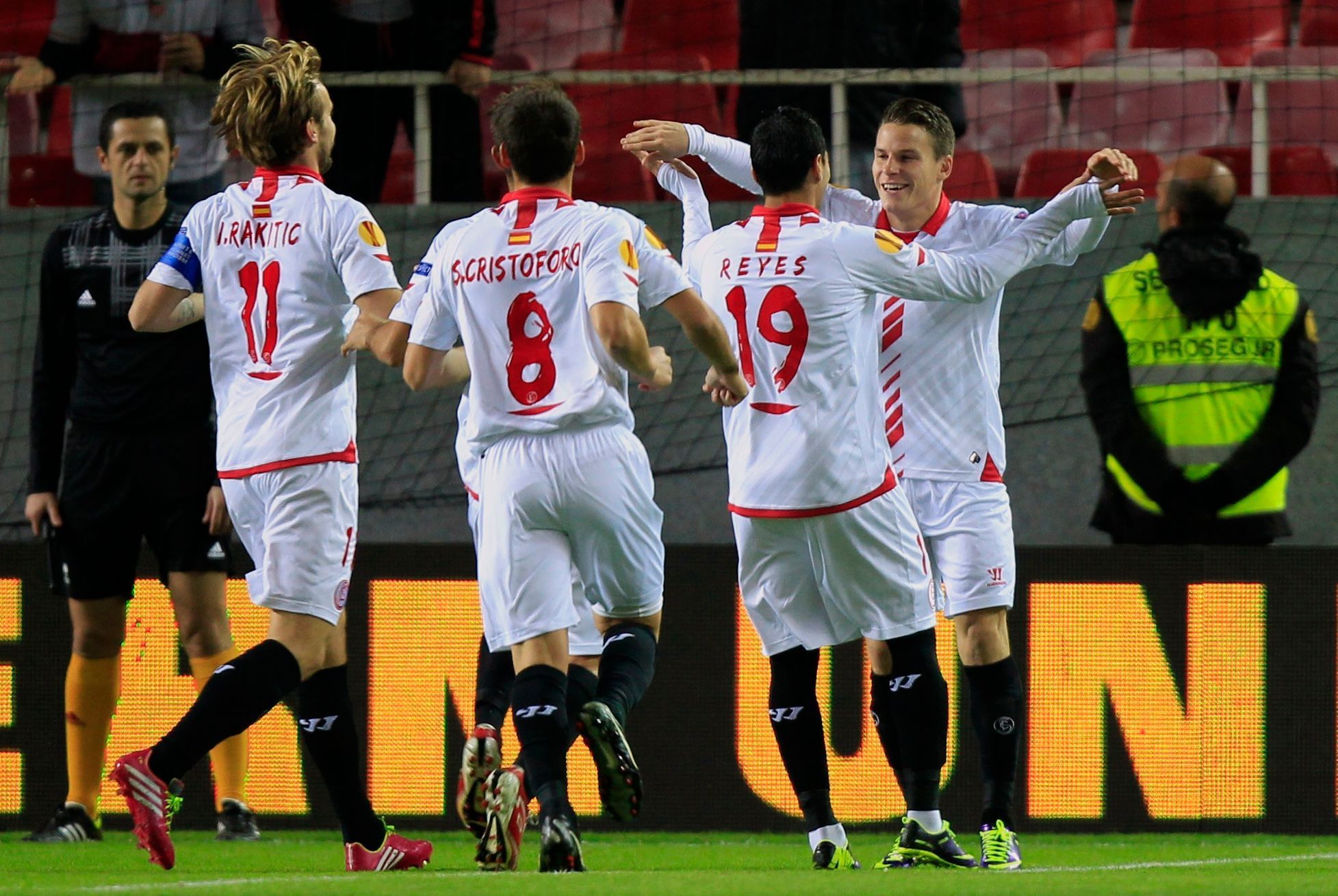FC Sevilla slaví gól