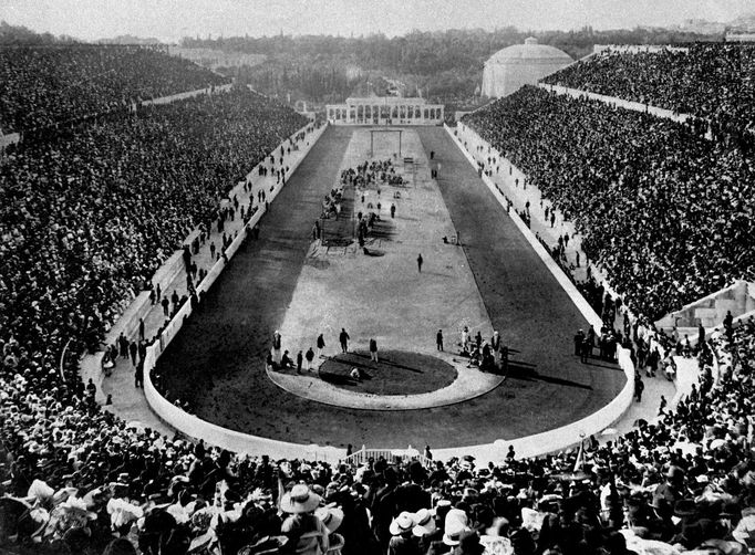 Zahájení olympiády v roce 1896