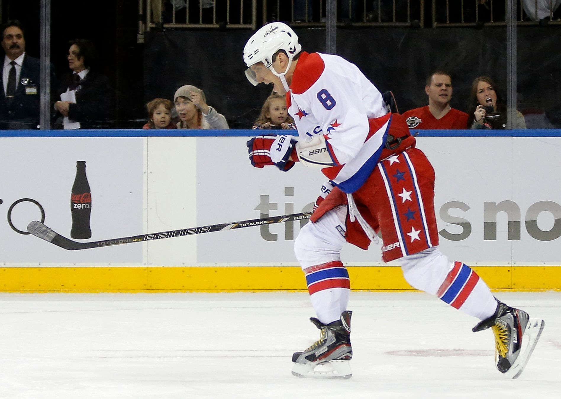 Alexander Ovečkin se raduje z branky