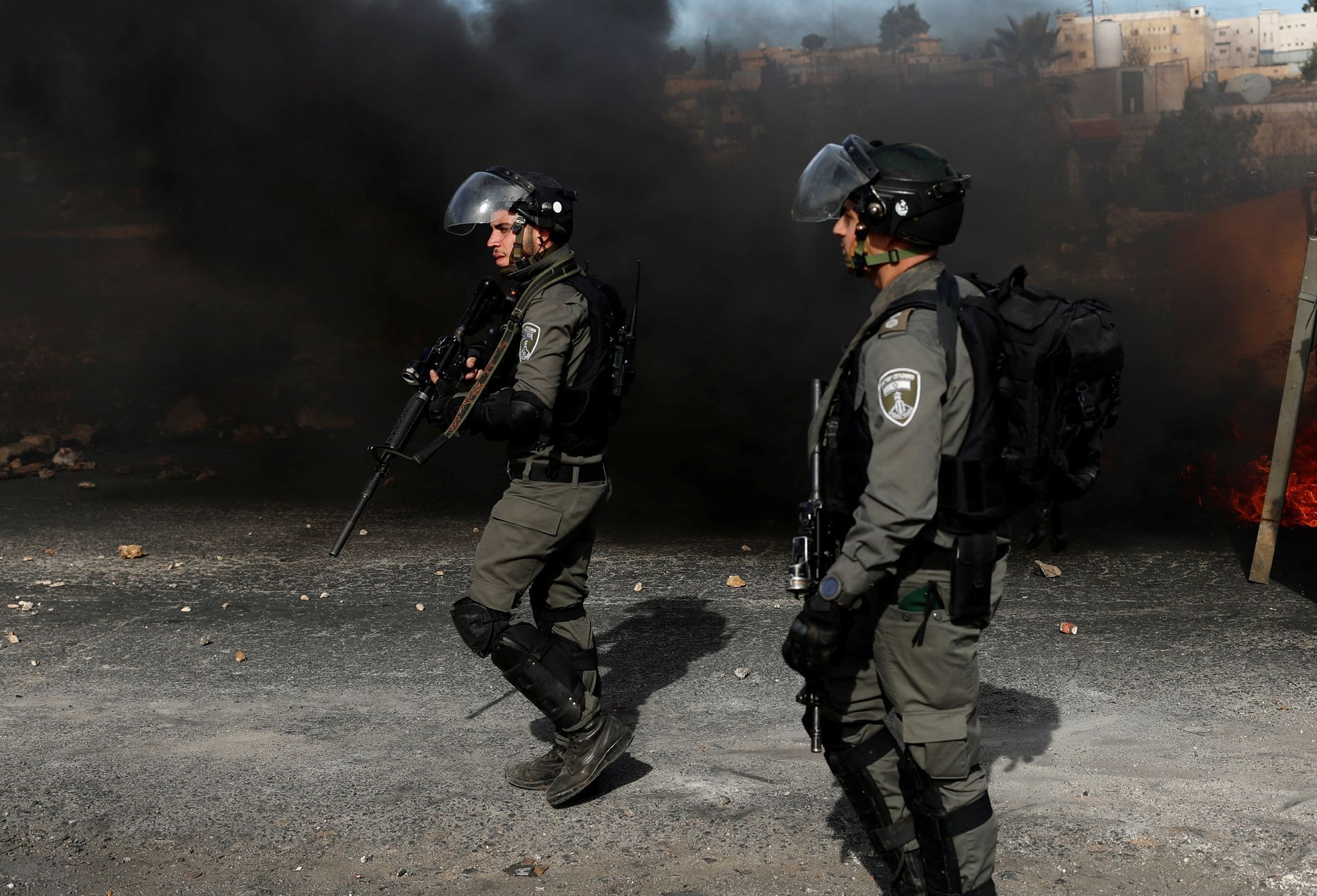 Policie v Izraeli.