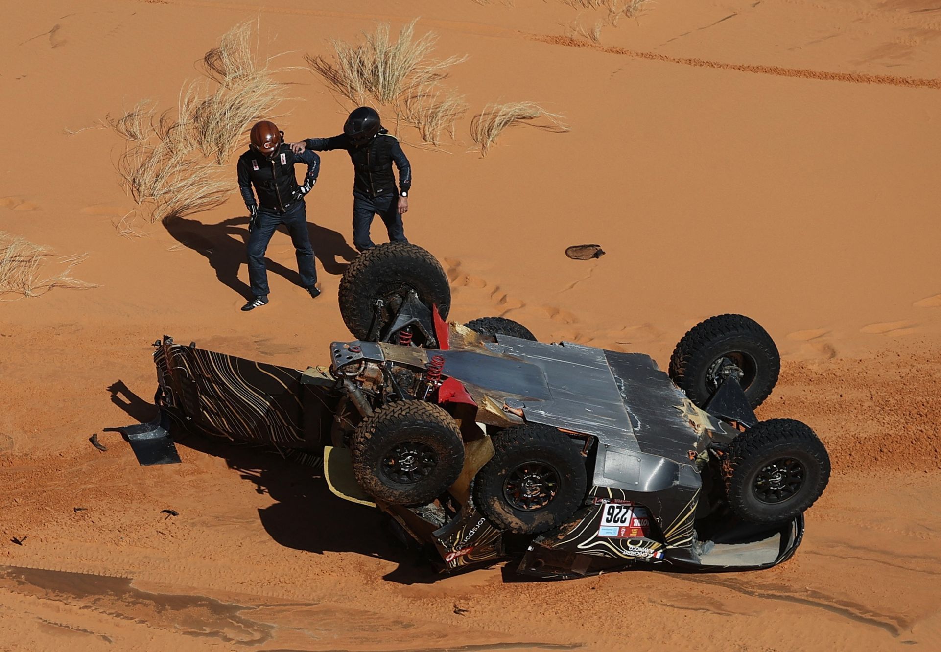 Guerlain Chicherit, Buggy GCK- nehoda na Rallye Dakar 2022