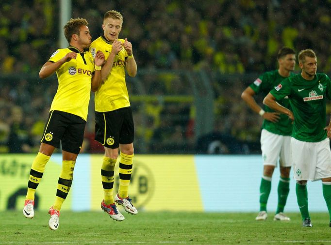 První zápas nového ročníku německé Bundesligy Borussie Dortmund - Werder Brémy