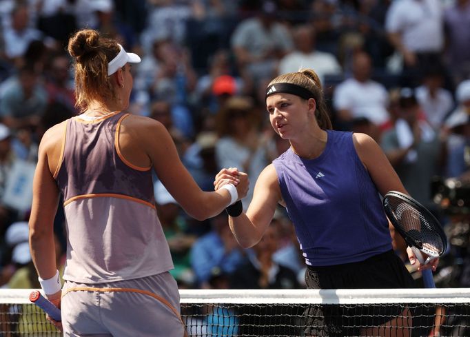 Karolína Muchová - Beatriz Haddadová Maiaová, čtvrtfinále US Open 2024