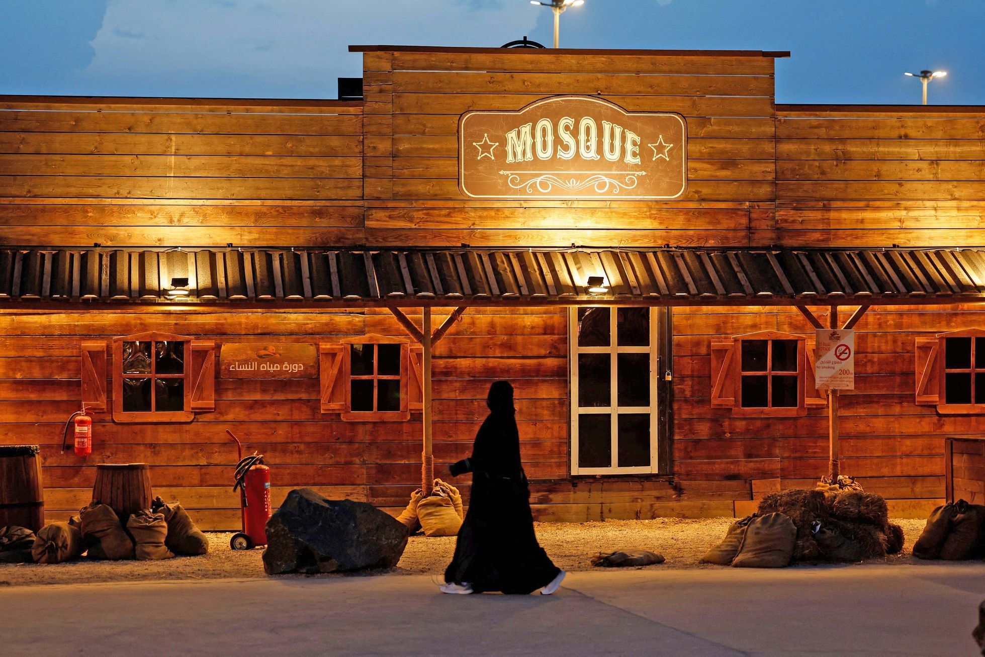 Cowboy Town, Saudská Arábie, western, zábava, indiáni, kovbojové