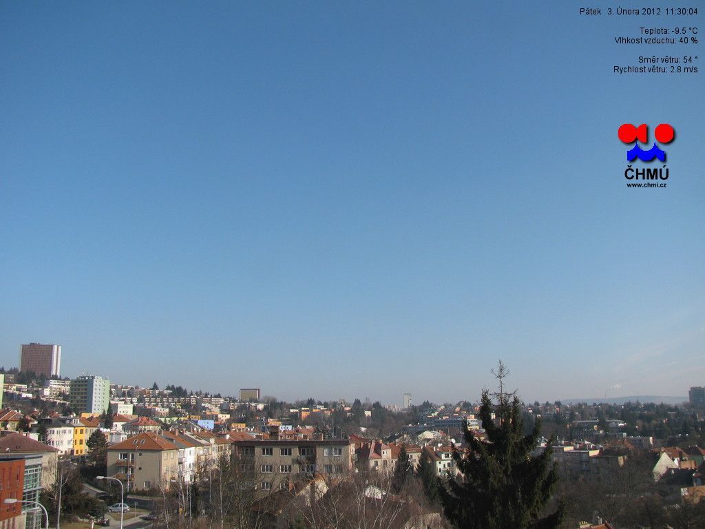 Zima v Brně