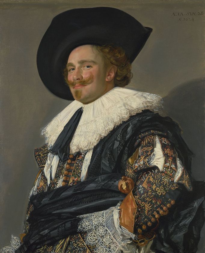 Frans Hals: Smějící se kavalír, 1624.