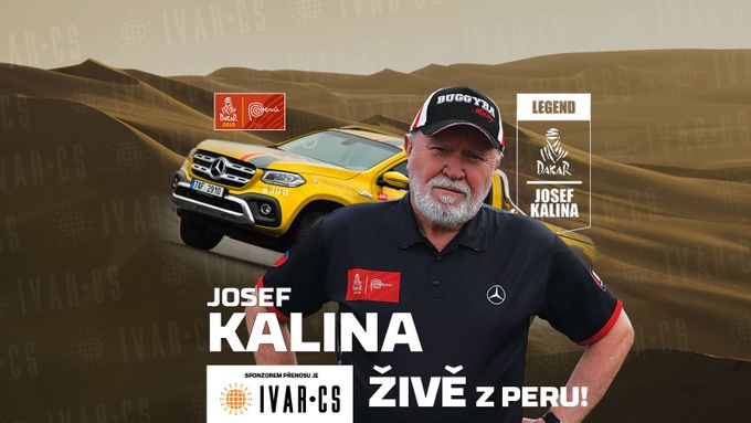 Josef Kalina se přihlásí přímo rovnou z dějiště legendární Rallye Dakar.
