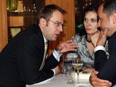 Václav Moravec na Audi Party v klubu hotelu Imperial