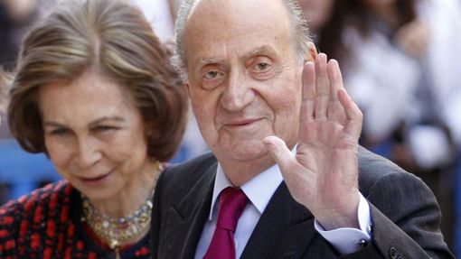 Španělský král Juan Carlos s chotí Sofií