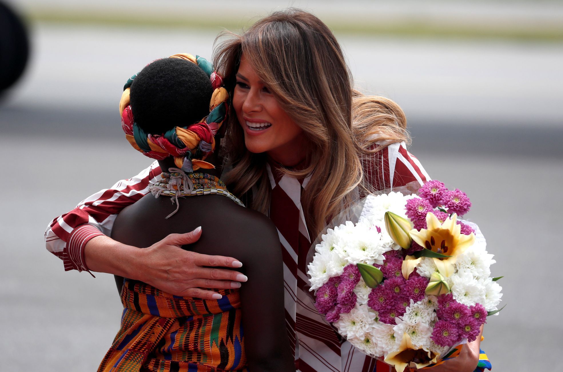Melania Trumpová v Ghaně