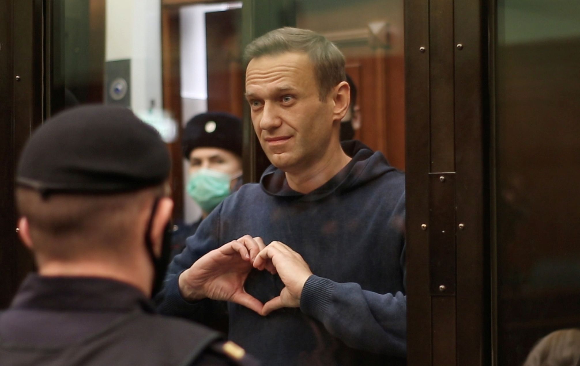 Navalnyj, soud, protesty 3