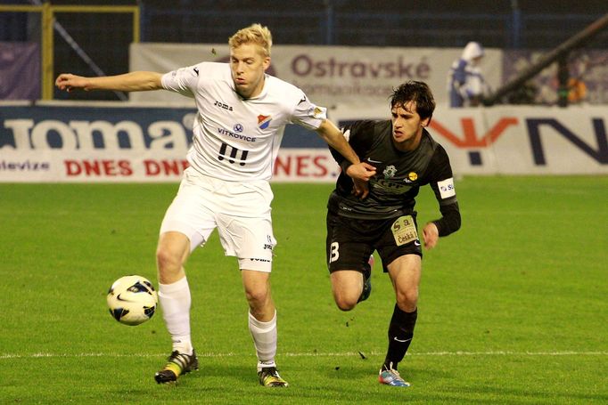 Ostrava vs. Jablonec, utkání Synot ligy (Frydrych, Mingazov)