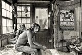 Mezi obyvateli tábora hippies byli i Diane a Richie, vyfotografovaní na tomto snímku Johna Wehrheima. (Ukázka z výstavy Paradise Lost v Domě U Kamenného zvonu v Praze).