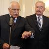 Politici řešili u prezidenta ústavní krizi