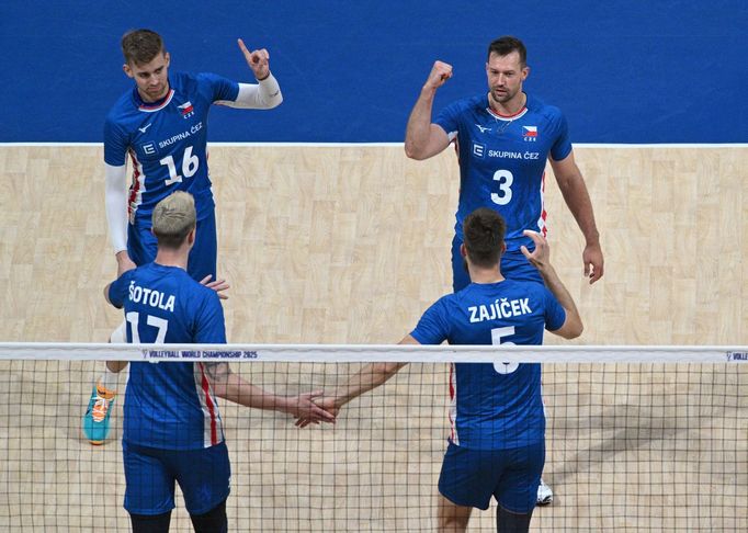 Čeští volejbalisté po výhře nad Tuniskem postupují do čtvrtfinále MS