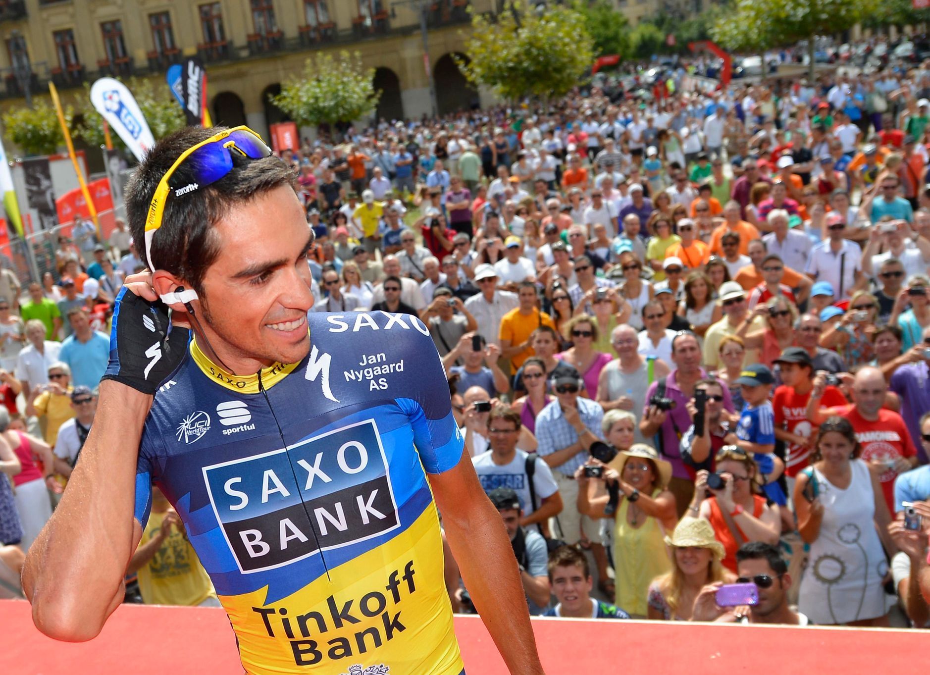 Alberto Contador na letošní Vueltě