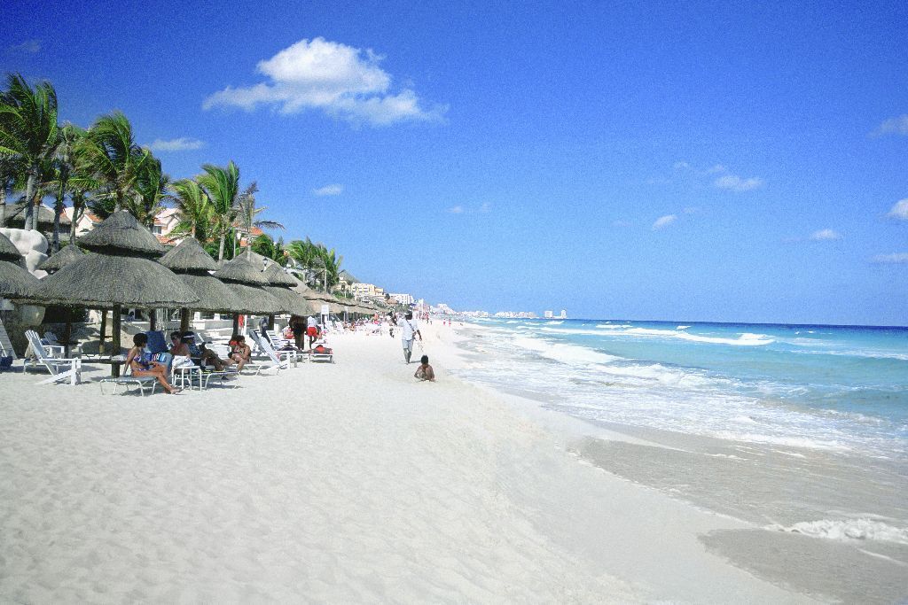 pláž, Cancún