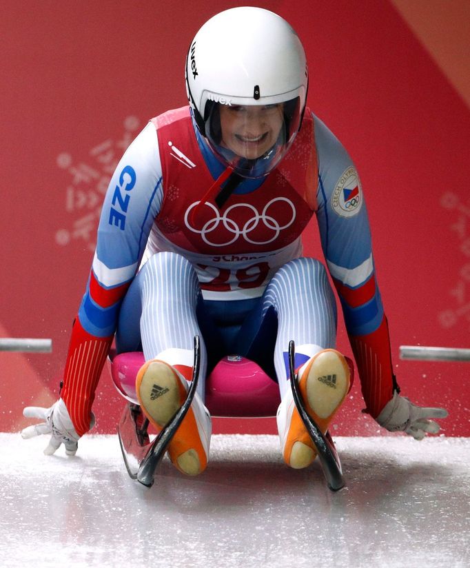 Sáňkařka Tereza Nosková na ZOH v Pchjongčchangu 2018