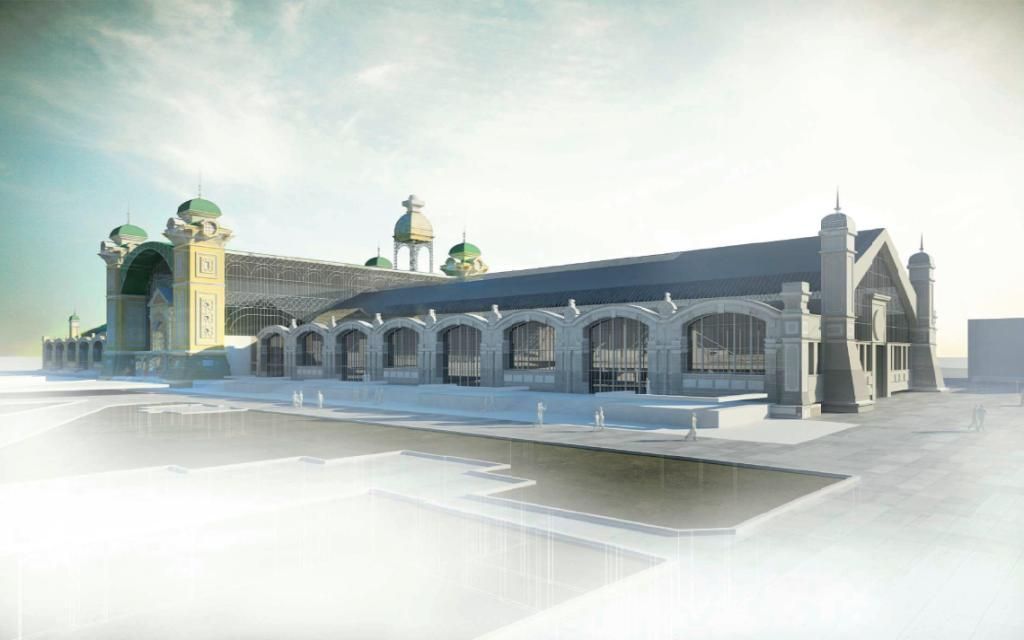 Soutěžní návrhy na rekonstrukci Průmyslového paláce v Praze