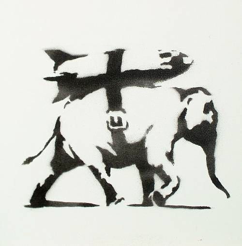 Banksy: Slon