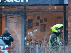 Po útoku na literární kavárnu v Kodani.