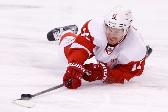 NHL: Stanley Cup Playoffs-Detroit Red Wings at Boston Bruins (Alfredsson)