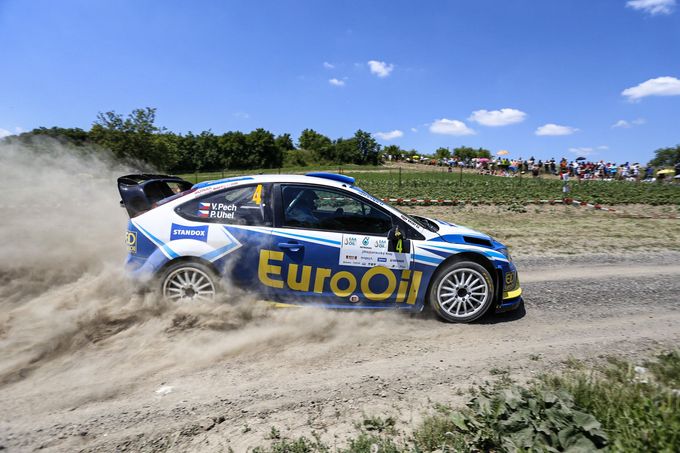 Václav Pech ml., Ford Focus RS WRC na trati Rallye Hustopeče 2021