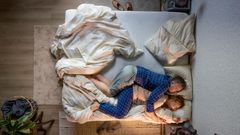 Ikea foto, jak spí Češi