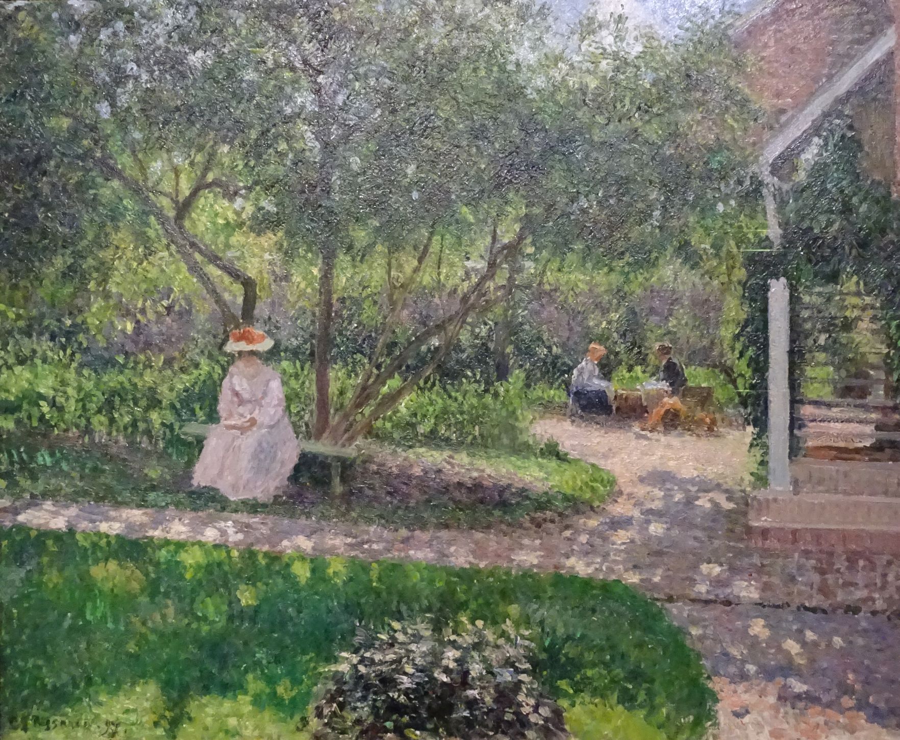 Camille Pissarro: Zahradní koutek v Éragny
