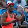 Sloane Stephens of the United States acknowledges the crowd after defeating Yaroslava Shvedova of Kazakhstan in their women's singles match at the Australian Open 2014 tennis tournament in Melbourne