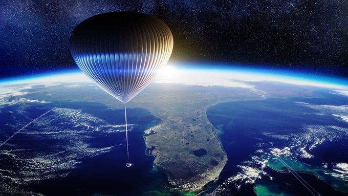 Speciální balón Spaceship Neptune, který bude létat "téměř do vesmíru".