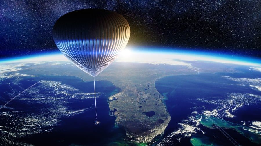 Speciální balon Spaceship Neptune, který bude létat do vesmíru.