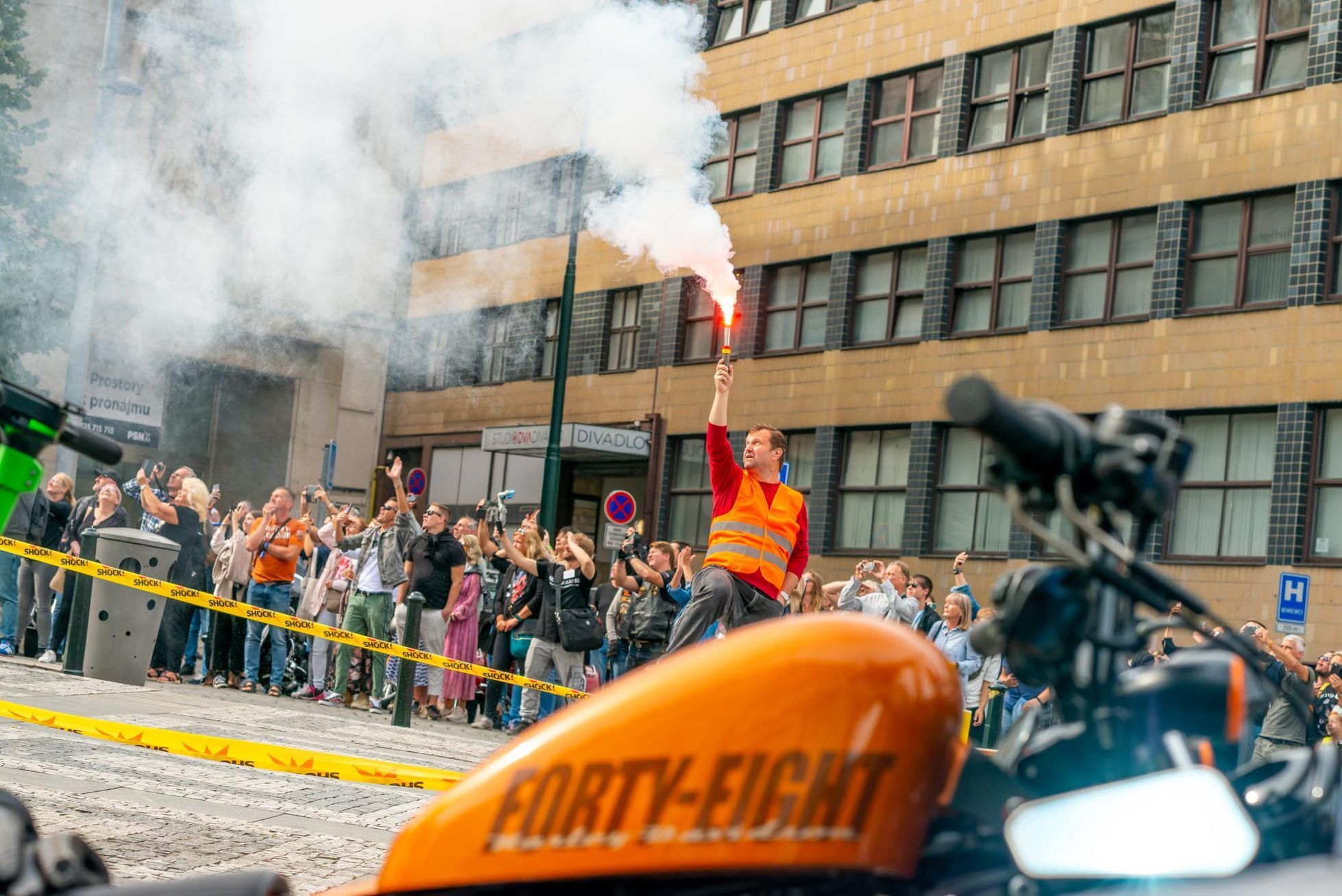 Harley Days Praha, září 2022, jízda Prahou