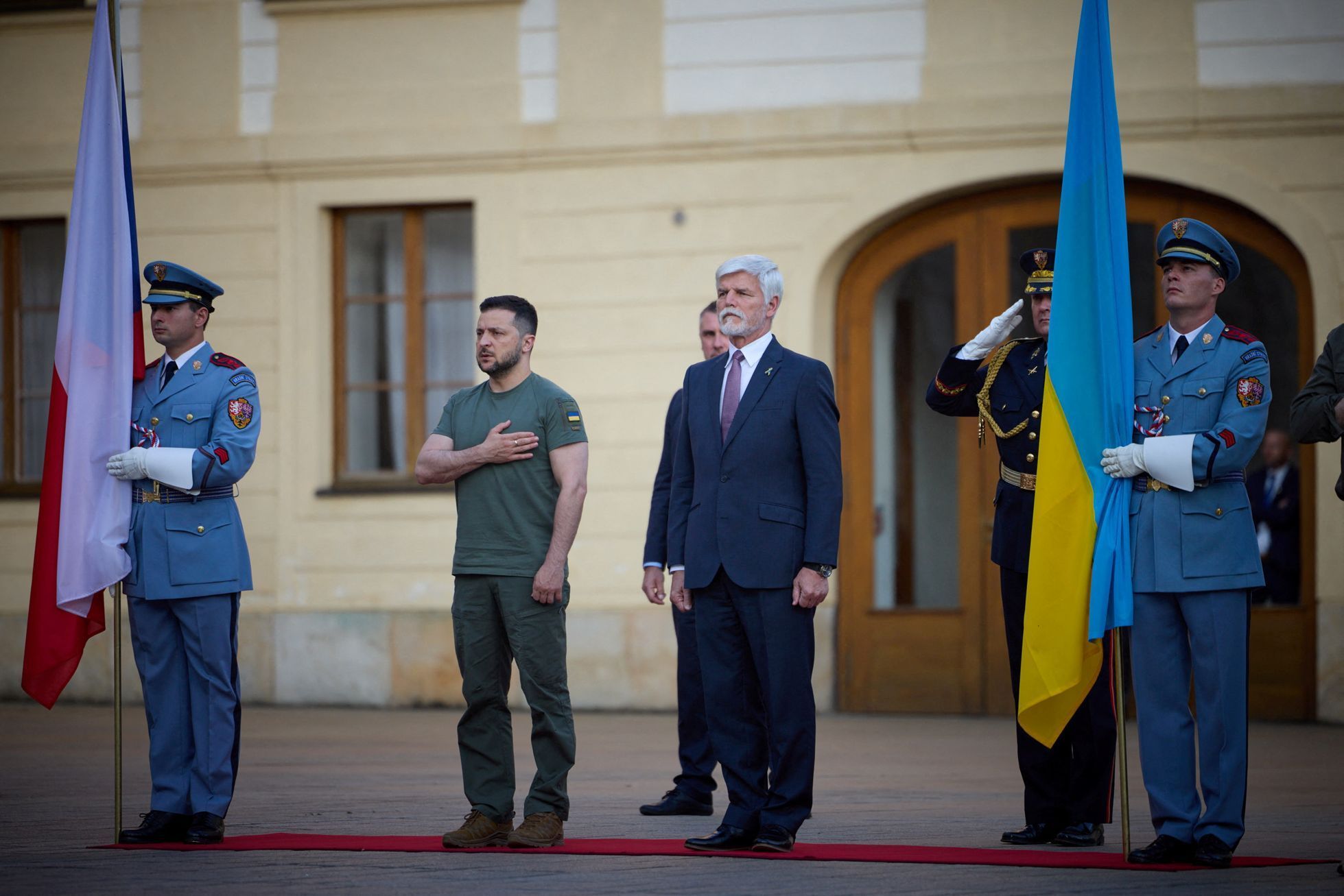 Volodymyr Zelenskyj, Petr Pavel, Praha
