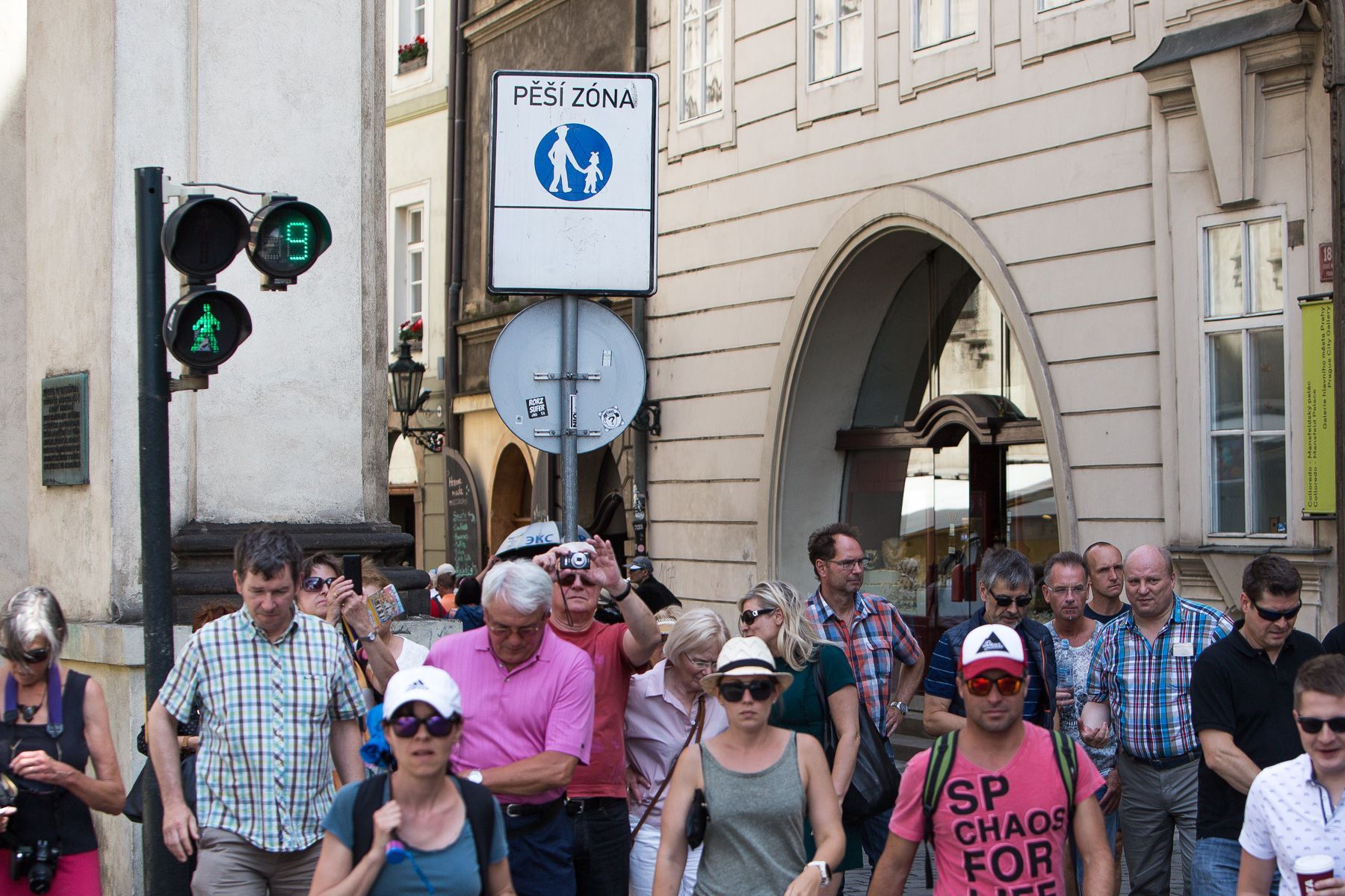 Protest proti zákazu jízdních kol v pěších zónách na Praze 1, sdružení Auto*Mat