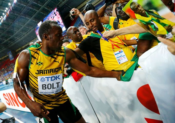 MS v atletice 2013, 100 m - finále: Usain Bolt