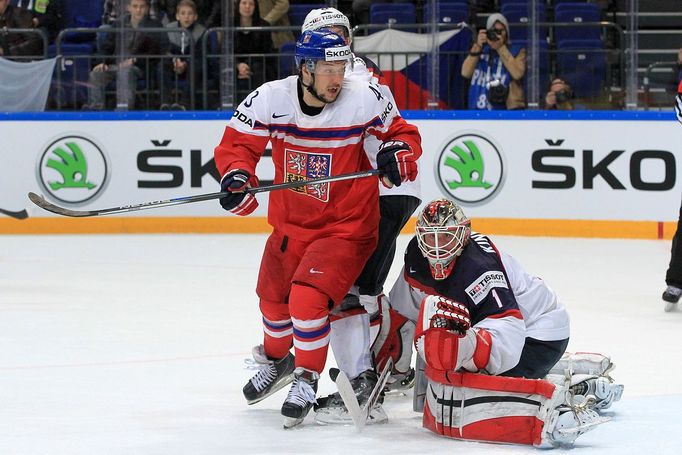 MS 2016, Česko-USA: Jan Kovář - Keith Kinkaid