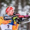 Denise Herrmannová ve sprintu SP v Kontiolahti