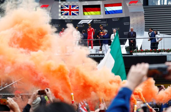 F1, VC Belgie 2018: fanoušci Maxe Verstappena