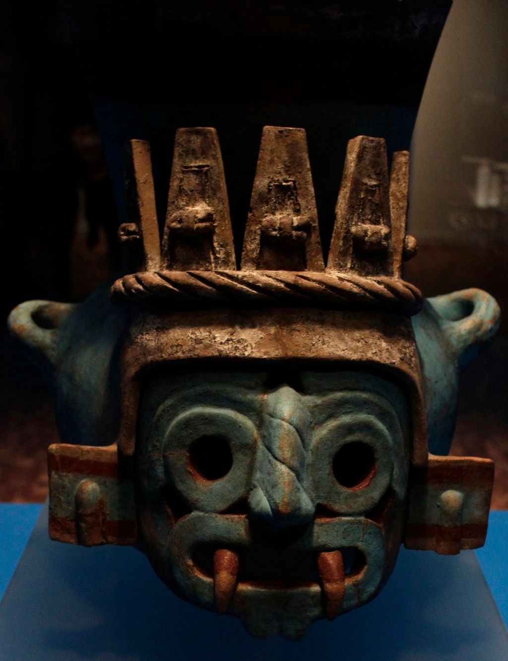 Mexiko - exponáty v Národním aantropologickém a historickém institutu