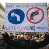 Stávka odborů, protest, demonstrace, pochod