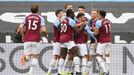 West Ham se raduje z branky v zápase s Arsenalem