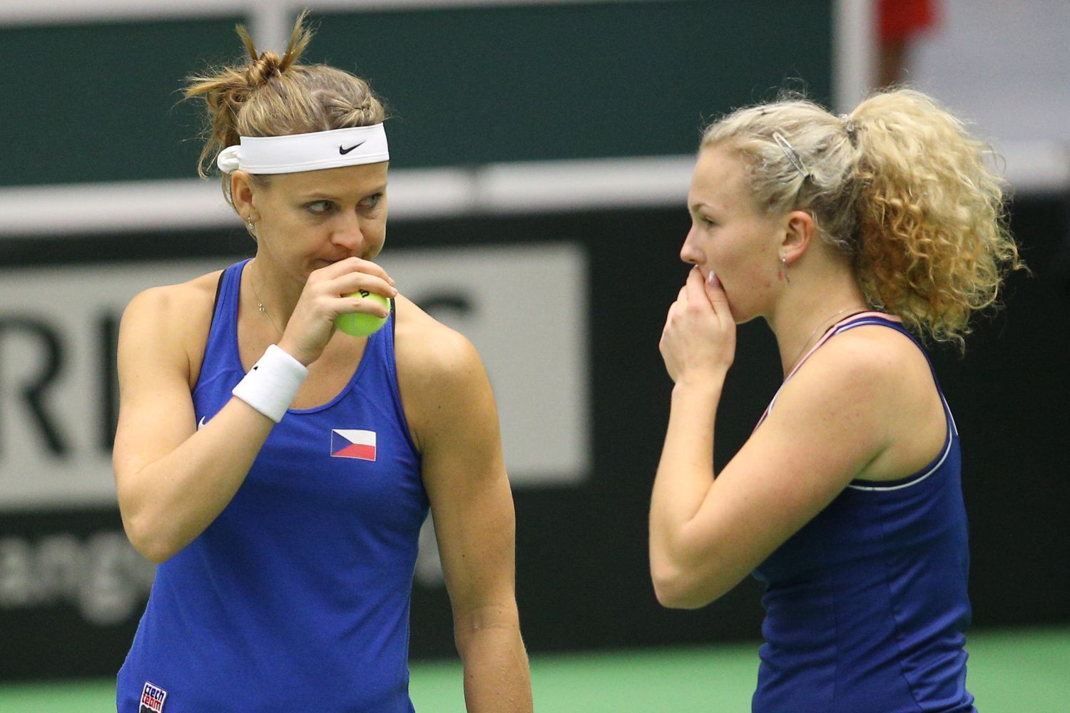 Fed Cup 2017: Lucie Šafářová a Kateřina Siniaková